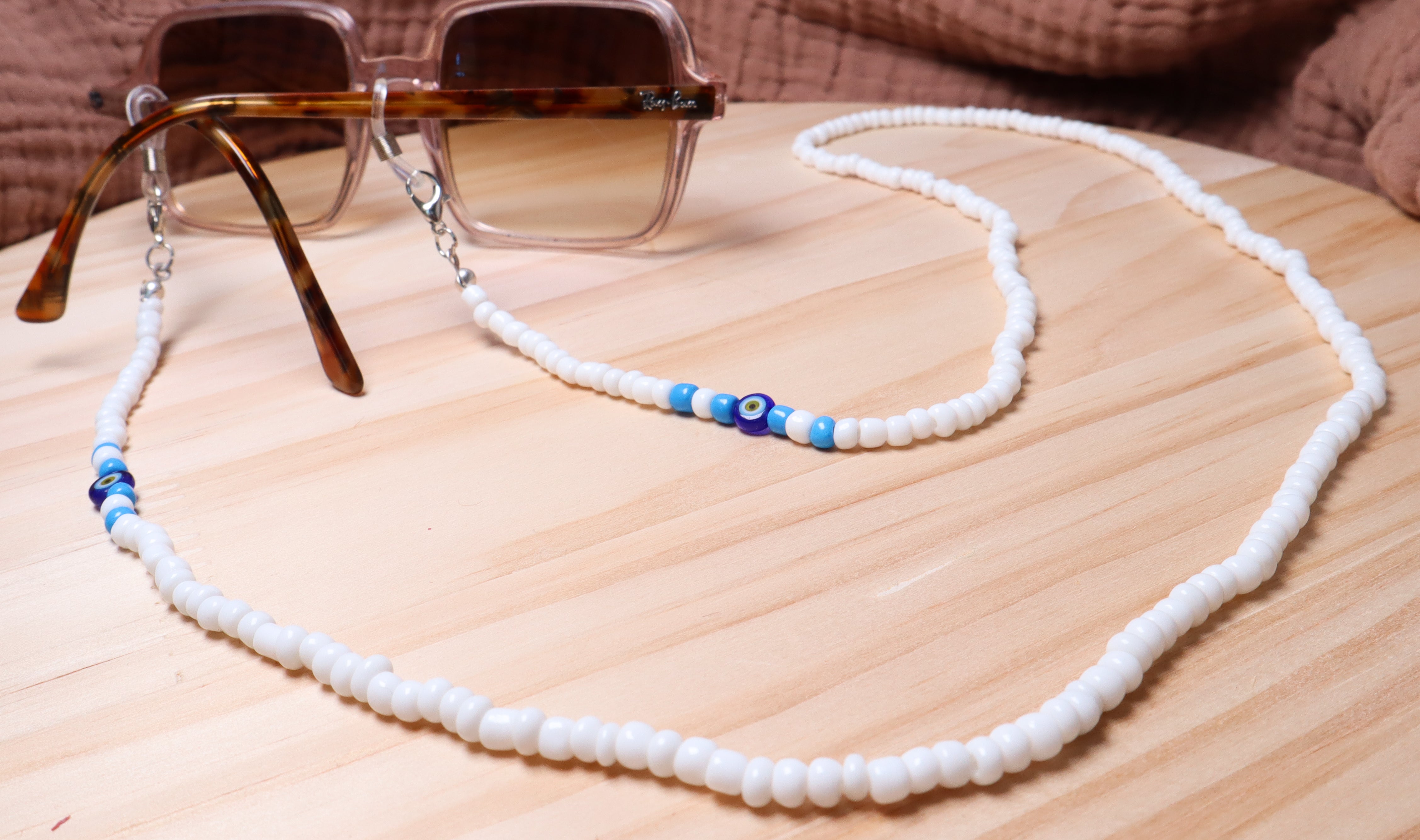 Evil Eye Beaded (Sun) Eye Glasses Chain
