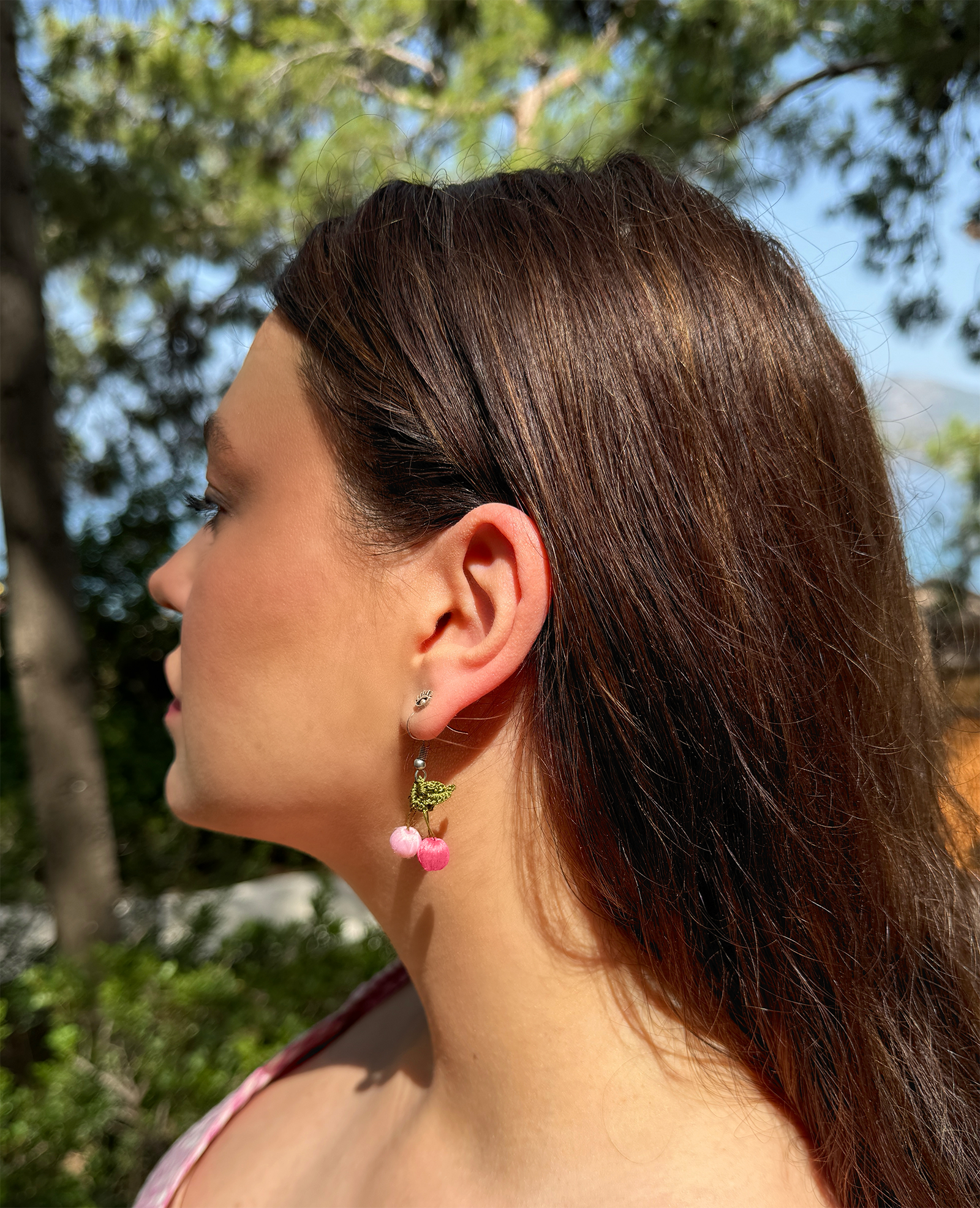 Very Cherry Oya Drop Earrings - Multiple Colours