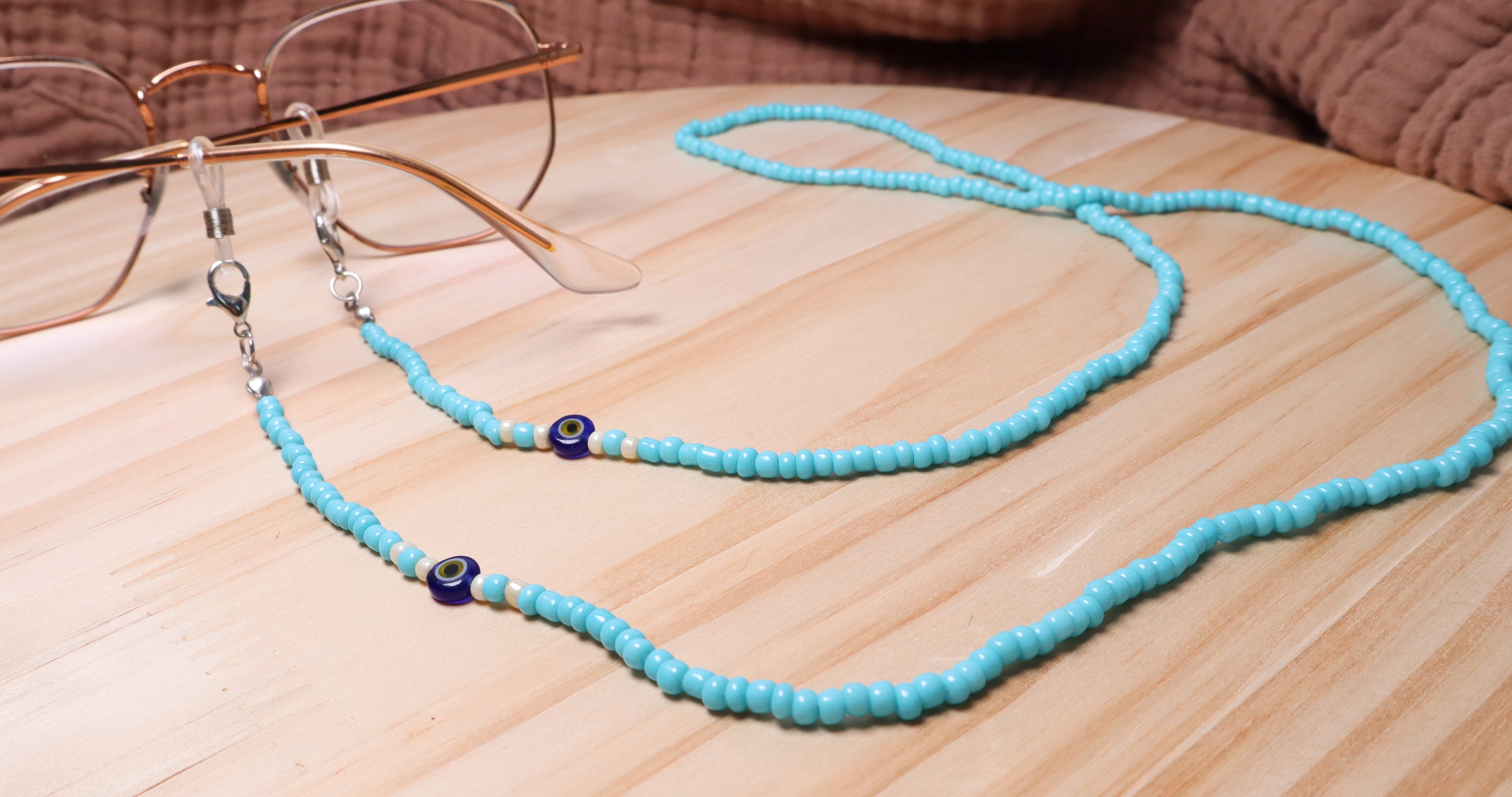 Evil Eye Beaded  (Sun) Eye Glasses Chain