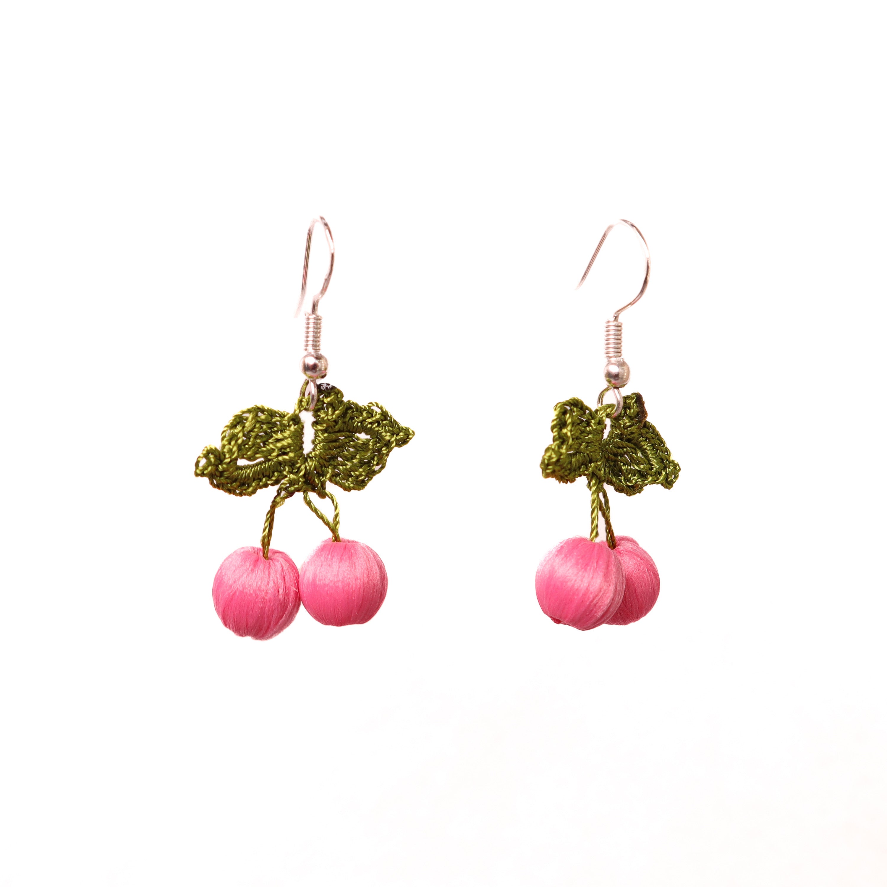 Very Cherry Oya Drop Earrings  - Multiple Colours