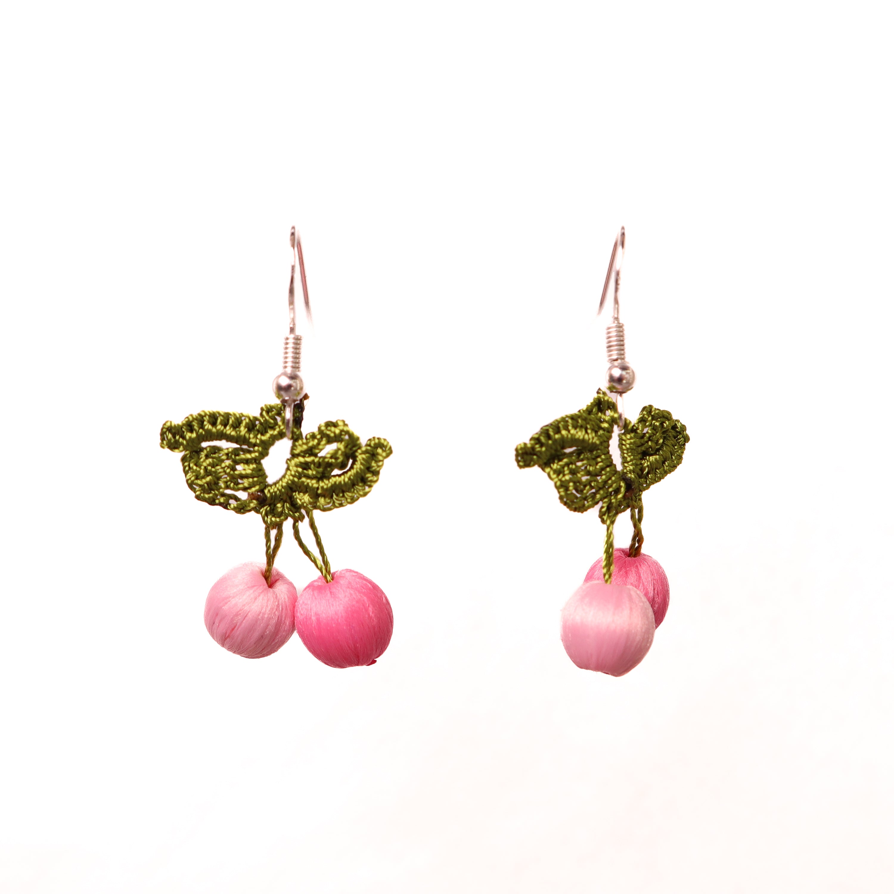 Very Cherry Oya Drop Earrings  - Multiple Colours