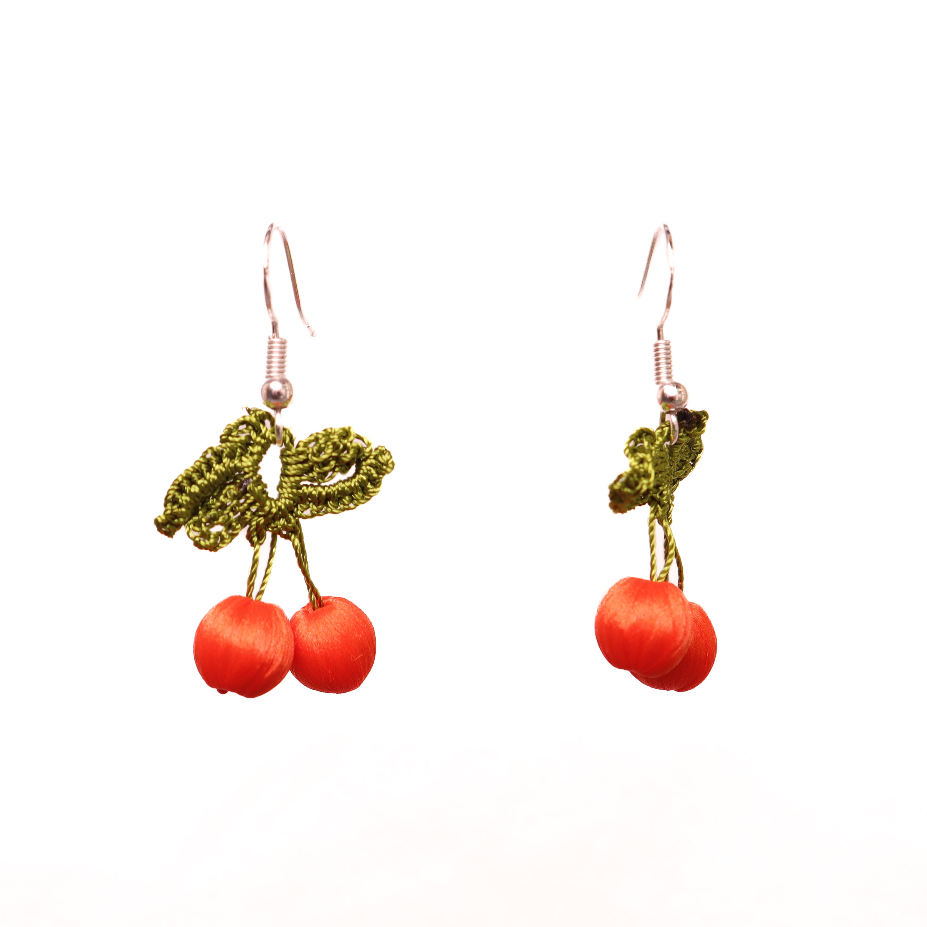 Very Cherry Oya Drop Earrings  - Multiple Colours