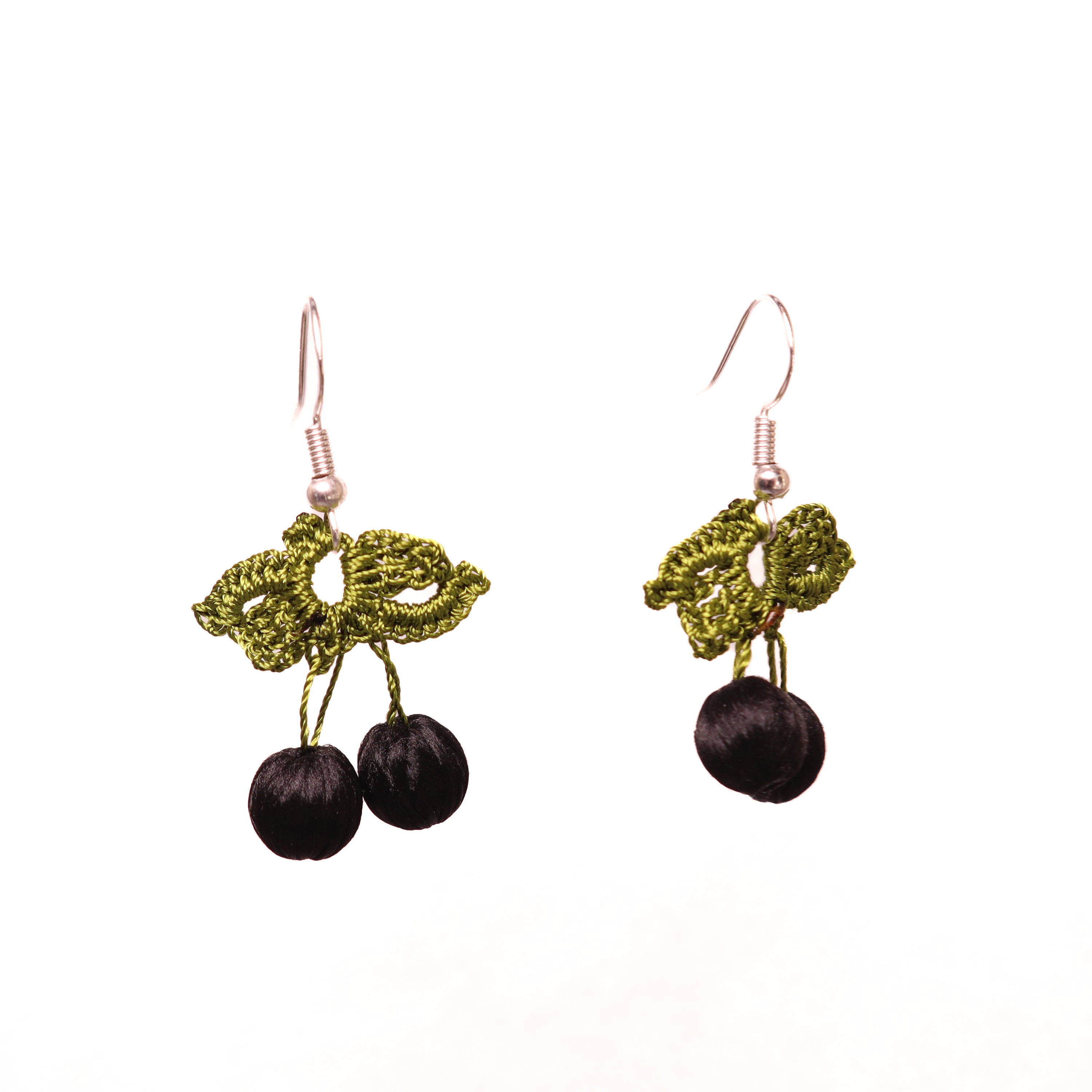 Very Cherry Oya Drop Earrings  - Multiple Colours