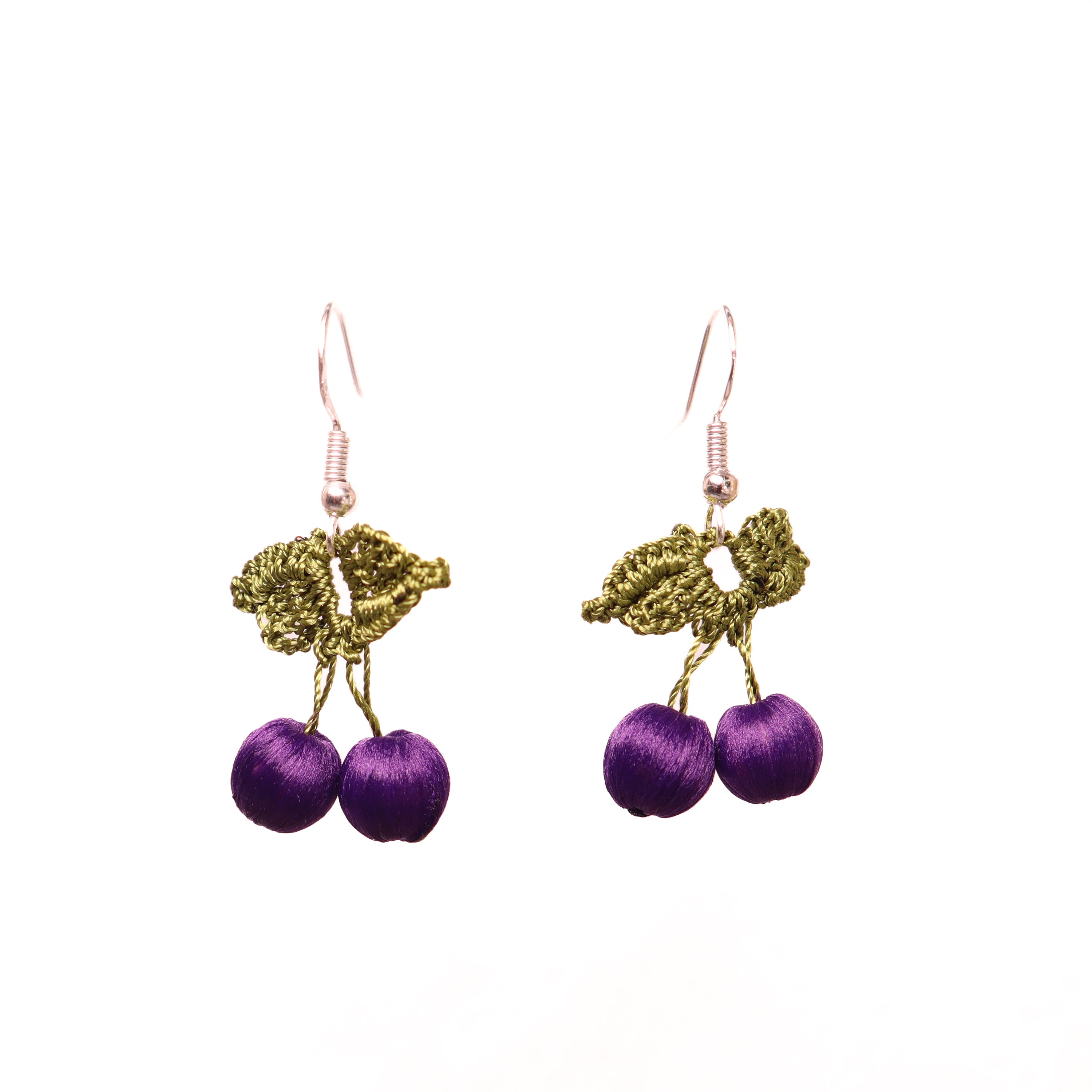 Very Cherry Oya Drop Earrings  - Multiple Colours