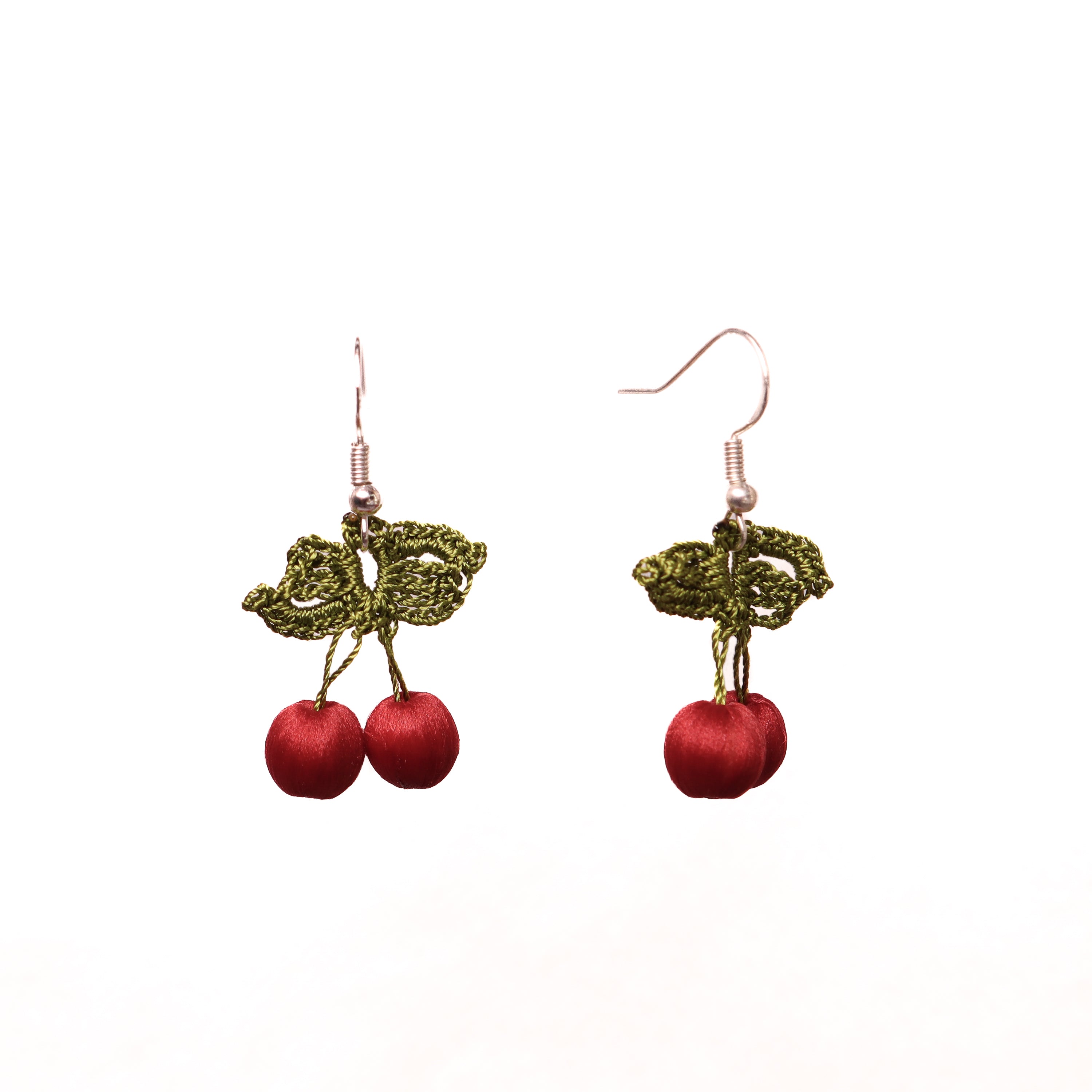 Very Cherry Oya Drop Earrings  - Multiple Colours